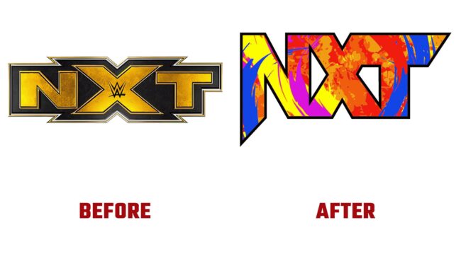 NXT Avant et Apres Logo (histoire)
