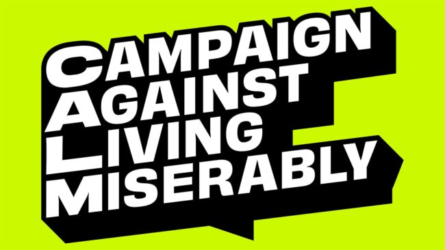 Campaign Against Living Miserably (CALM) Embleme