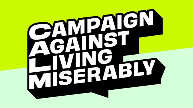 Campaign Against Living Miserably (CALM) Nouveau Logo