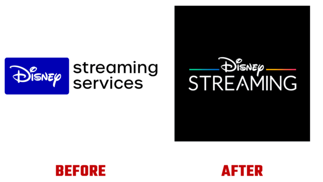 Disney Streaming Avant et Après Logo (histoire)