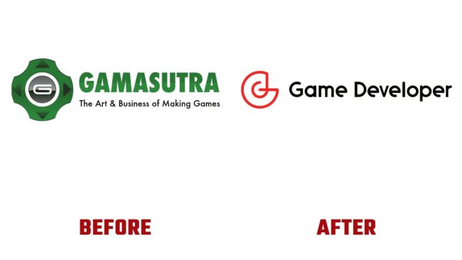 Game Developer Avant et Apres Logo (histoire)
