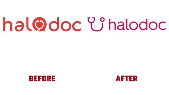 Halodoc Avant et Apres Logo (histoire)