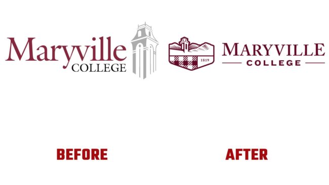 Maryville College Avant et Apres Logo (histoire)