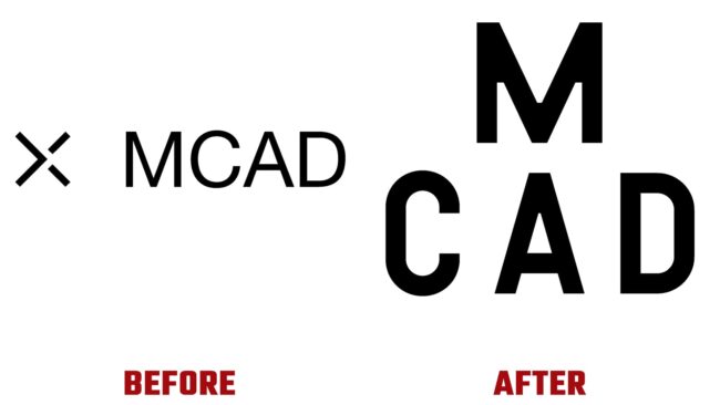 Minneapolis College of Art and Design (MCAD) Avant et Apres Logo (histoire)