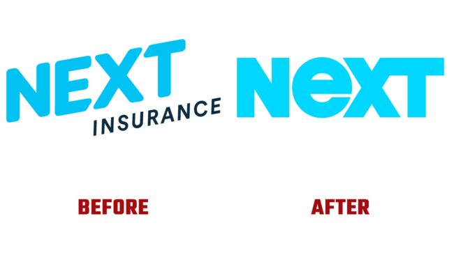 Next Insurance Avant et Apres Logo (histoire)