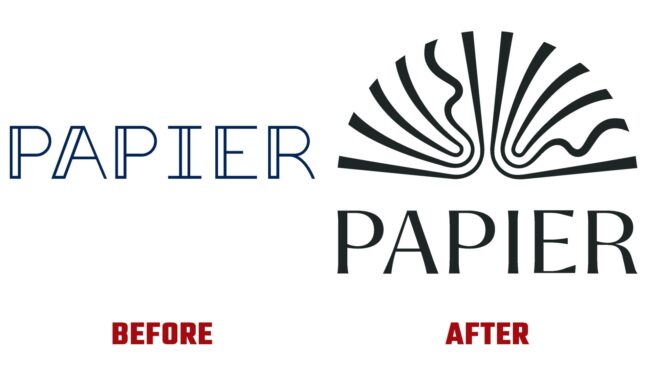 Papier Avant et Apres Logo (histoire)