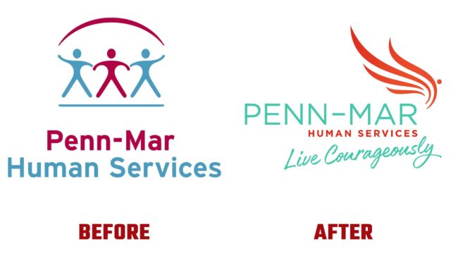 Penn-Mar Human Services Avant et Apres Logo (histoire)