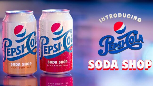 Pepsi Cola Soda Shop Nouveau Logo