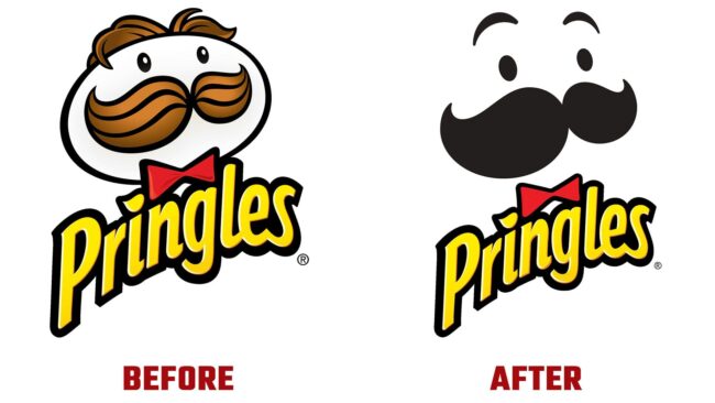 Pringles Avant et Apres Logo (histoire)