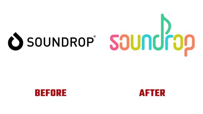 Soundrop Avant et Apres Logo (histoire)