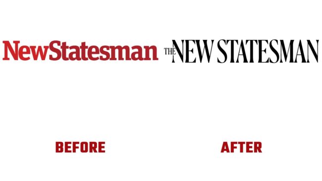 The New Statesman Avant et Apres Logo (histoire)