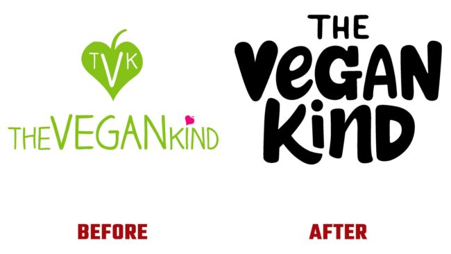 The Vegan Kind Avant et Apres Logo (histoire)