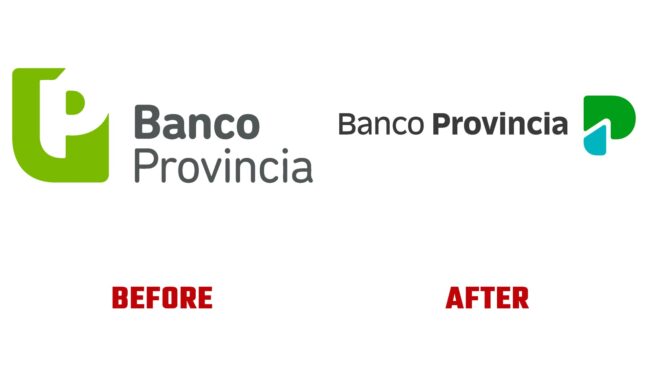 Banco Provincia Avant et Apres Logo (histoire)