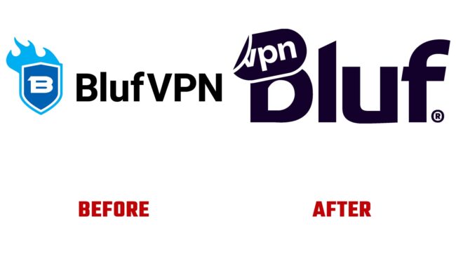 BlufVPN Avant et Apres Logo (histoire)