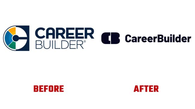 CareerBuilder Avant et Apres Logo (histoire)