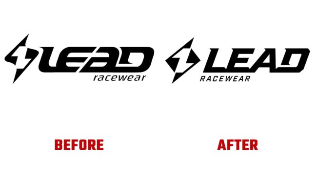 Lead Racewear Avant et Apres Logo (histoire)