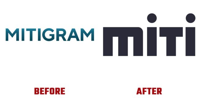 Mitigram Avant et Apres Logo (histoire)