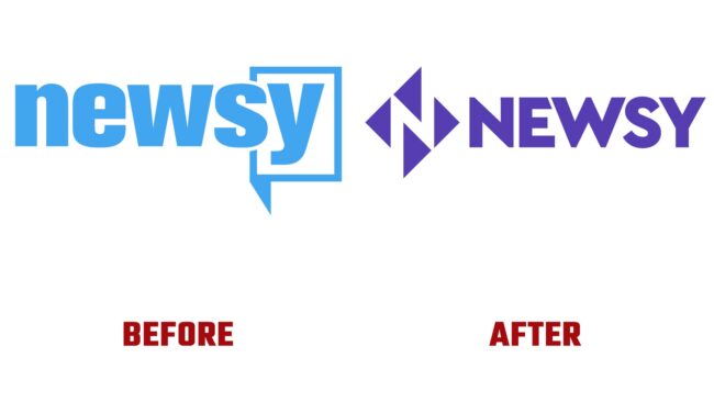 Newsy Avant et Apres Logo (histoire)