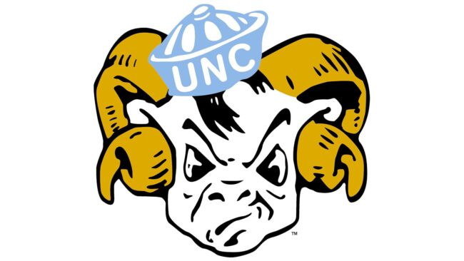 North Carolina Tar Heels Logo 1954-1967