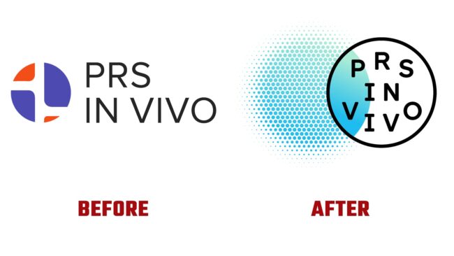 PRS IN VIVO Avant et Apres Logo (histoire)