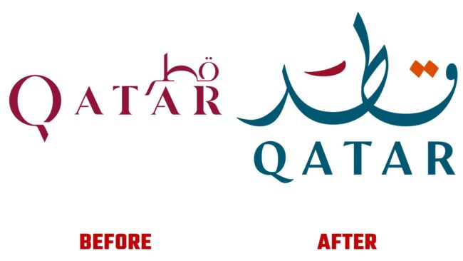 Qatar National Tourism Council Avant et Apres Logo (histoire)