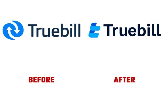 Truebill Avant et Apres Logo (histoire)
