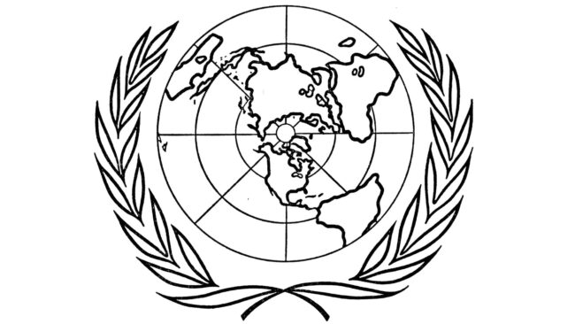 United Nations Logo 1945-1946