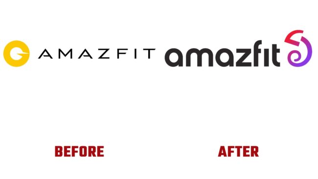Amazfit Avant et Apres Logo (histoire)