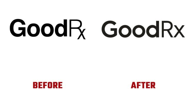 GoodRX Avant et Apres Logo (histoire)