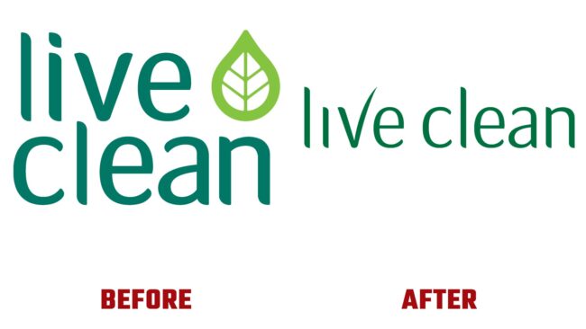 Live Clean Avant et Apres Logo (histoire)