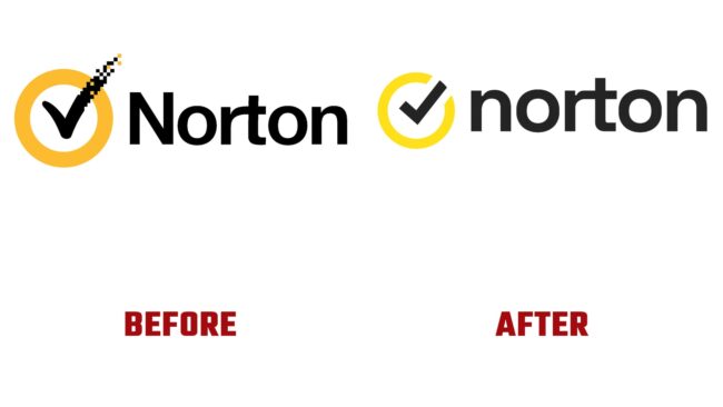 Norton Avant et Apres Logo (histoire)