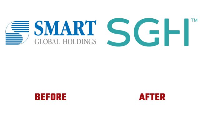 SMART Global Holdings (SGH) Avant et Apres Logo (histoire)