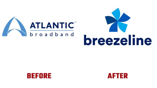 Breezeline Avant et Apres Logo (histoire)