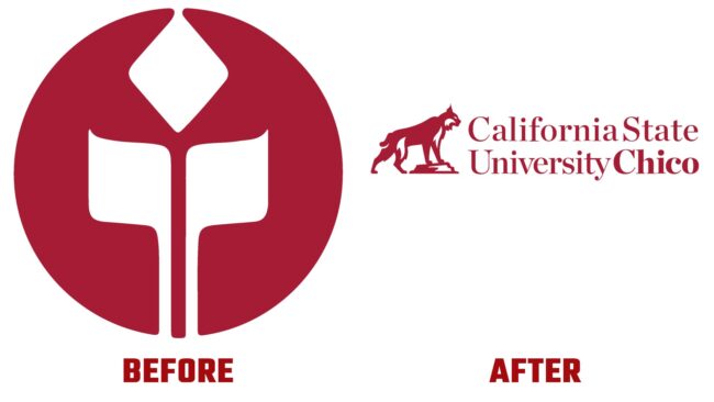 California State University Chico Avant et Apres Logo (histoire)