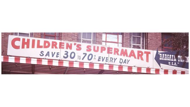 Children's Discount Supermarts-Supermarkets Logo 1948-1957