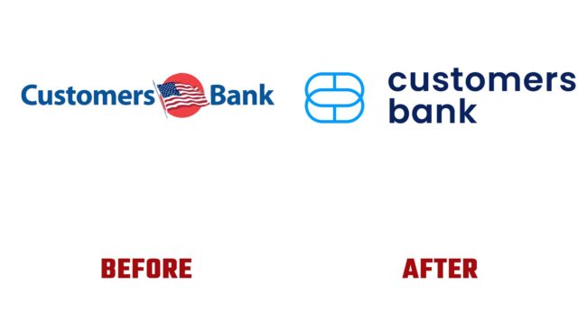 Customers Bank Avant et Apres Logo (histoire)