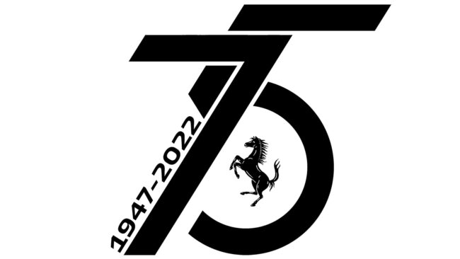 Ferrari 75 years Logo