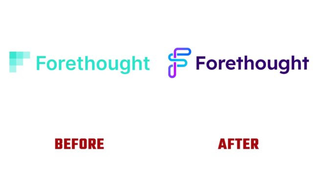 Forethought Avant et Apres Logo (histoire)