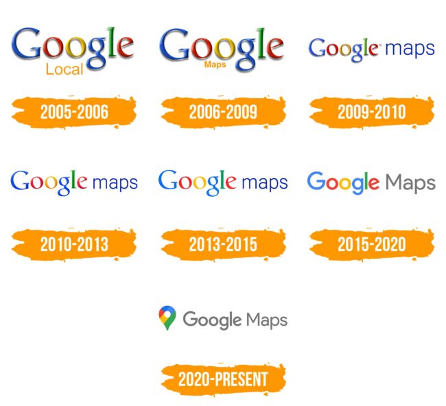Google Maps Logo Histoire