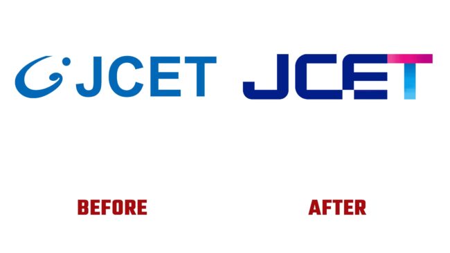 JCET Group Avant et Apres Logo (histoire)