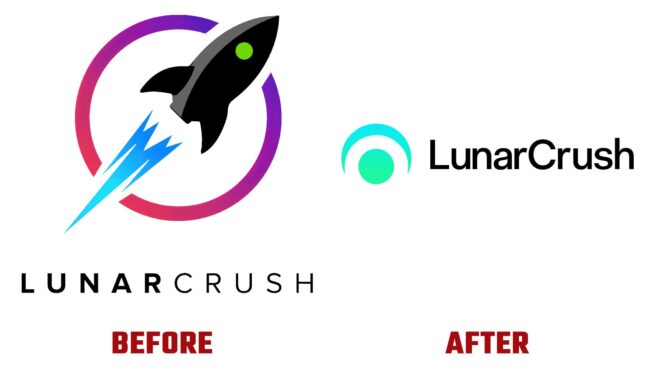 LunarCrush Avant et Apres Logo (histoire)