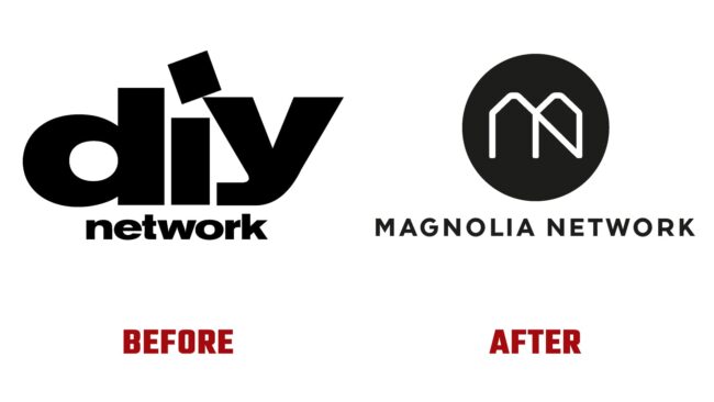 Magnolia Network Avant et Apres Logo (histoire)