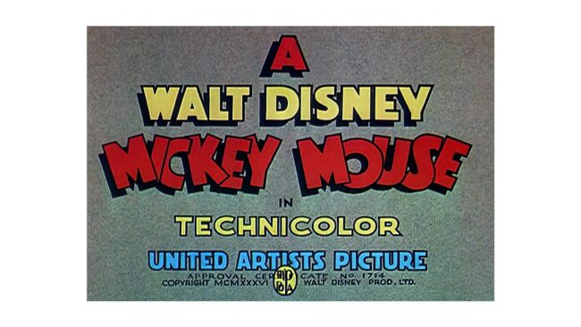Mickey Mouse Logo 1935-1937