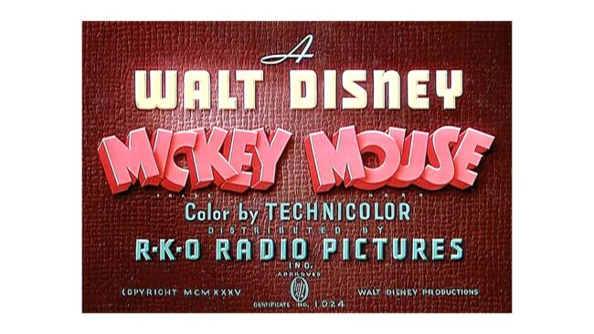 Mickey Mouse Logo 1937-1953
