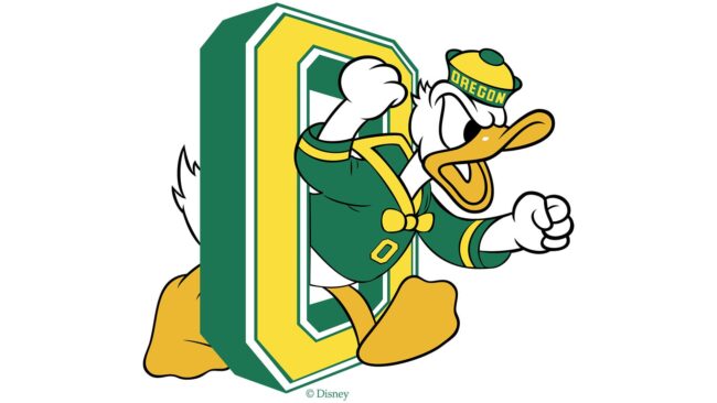 Oregon Ducks Logo 1974-1993