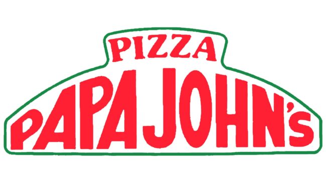 Papa John's Pizza Logo 1984-1995