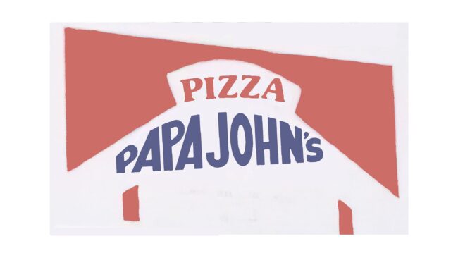 Papa John's Pizza Logo 1984