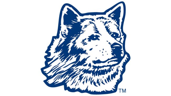 UConn Huskies Logo 1970-1981