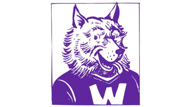 Washington Huskies Logo 1959-1971