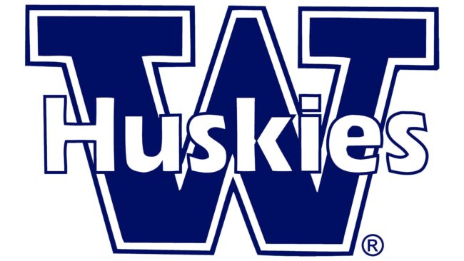 Washington Huskies Logo 1983-1995